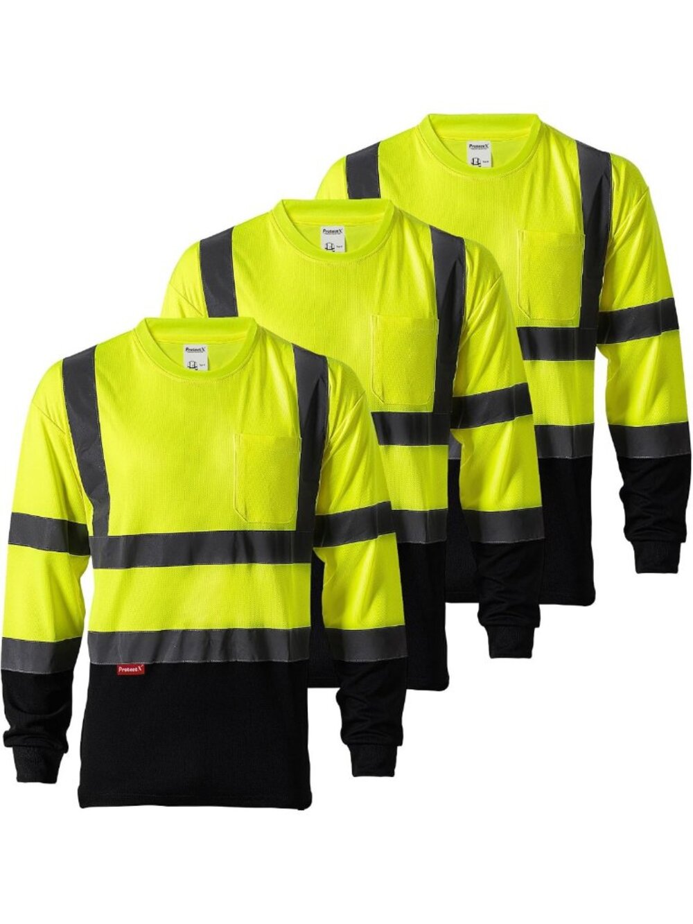 High Visibility Reflective Long Sleeve Safety Work Shirt for Men & Women